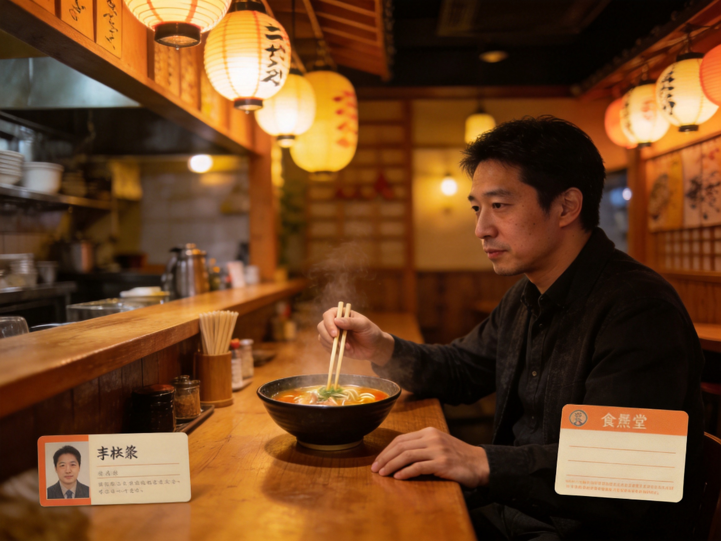 《深夜食堂的常客》海报